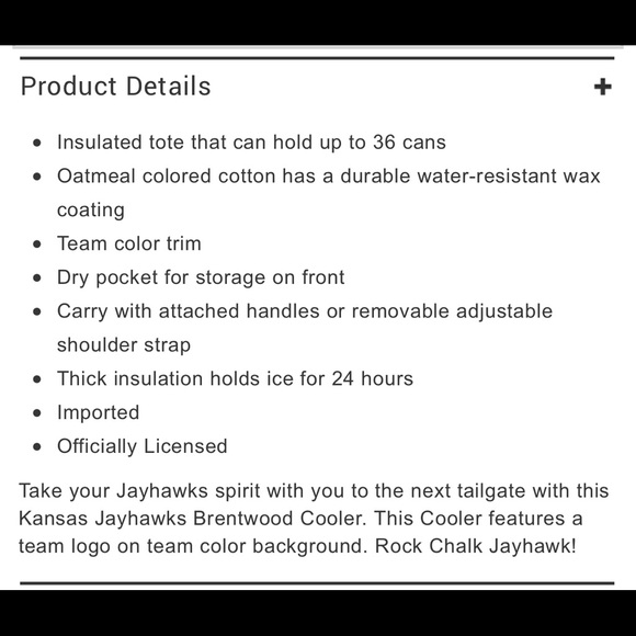 Insulated tote holds up to 36 cans - Picture 4 of 4